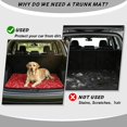 thumbnail image 4 of Bulopur Candy Car Trunk Mat 29" x 39", Christmas Holiday Print, All Weather Trunk Protection Cargo Liner, Non-Slip Waterproof Washable Rear Trunk Protector for Winter Travel, 4 of 7