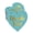 Aqua Blue, variant on Inkdotpot Gold Foil Paper Hang Tag Thank You Bridal Shower-Baby Shower-Retirement-Wedding-Birthday Favor Tag 50 Pieces