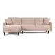 thumbnail image 2 of Sala Modular Sofá Cama Reversible De Velvet Palo De Rosa Beehive Memory Foam Modelo Cosmo, 2 of 8