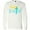 AA-White, variant on Inktastic Happy Easter with Cross in Teal Plaid Long Sleeve T-Shirt