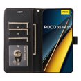 thumbnail image 2 of FOXDOCK Funda tipo Cartera para Xiaomi POCO X6 Pro – Cubierta de Cuero PU con Múltiples Ranuras, Bolsillo para Efectivo y Correa de Muñeca, 2 of 6