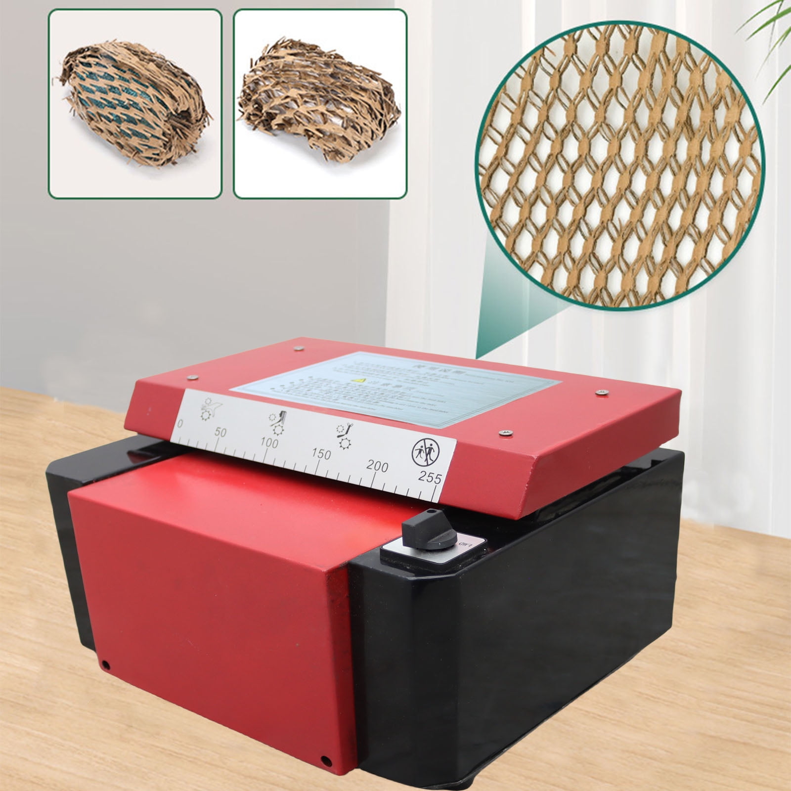 Corrugated Board Expansion Cutting Machine Kraft Paper Waste Board Pad Shredder Machine