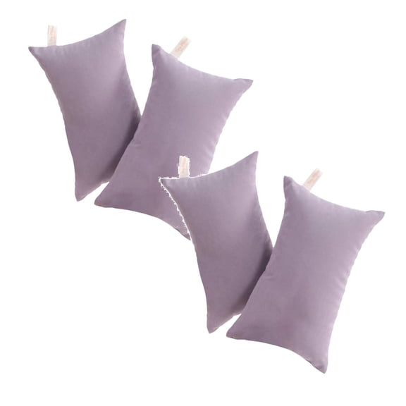 Tiny Pillows, Furenl Microfiber Mini Pillows, 11" X 7" 4-Pack Microfiber Soft Travel Pillows, Machine Washable Compact & Comfortable For Travel