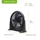 thumbnail image 2 of Ventilador de Piso 23' Avera Ángulos Ajustables 3 Velocidades Negro VENPI01, 2 of 7