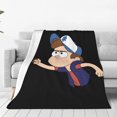 thumbnail image 1 of Manta Gravity Falls, manta cálida y acogedora, adecuada para todas las salas de estar y dormitorios, manta para cama, sofá, sillón, viajes, manta de microfibra ultra suave, 1 of 8