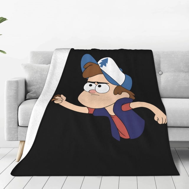 Manta Gravity Falls, manta cálida y acogedora, adecuada para todas las salas de estar y dormitorios, manta para cama, sofá, sillón, viajes, manta de microfibra ultra suave