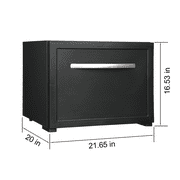 Smad Drawer Refrigerator 12V 115V Truck Cooler AC DC Fridge Hotel 1.7 cu ft Quiet