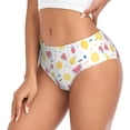thumbnail image 2 of Fotbe Tropical Fruit Calzones Estampados para Mujer – Ropa Interior de Algodón, Cómoda, Suave y Elástica-X-Large, 2 of 6
