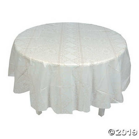 plastic round lace tablecloth walmart