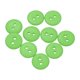 thumbnail image 1 of Uxcell 10Pcs Botón de costura de resina, 15mm Botones redondos de 2 agujeros color verde, 1 of 6