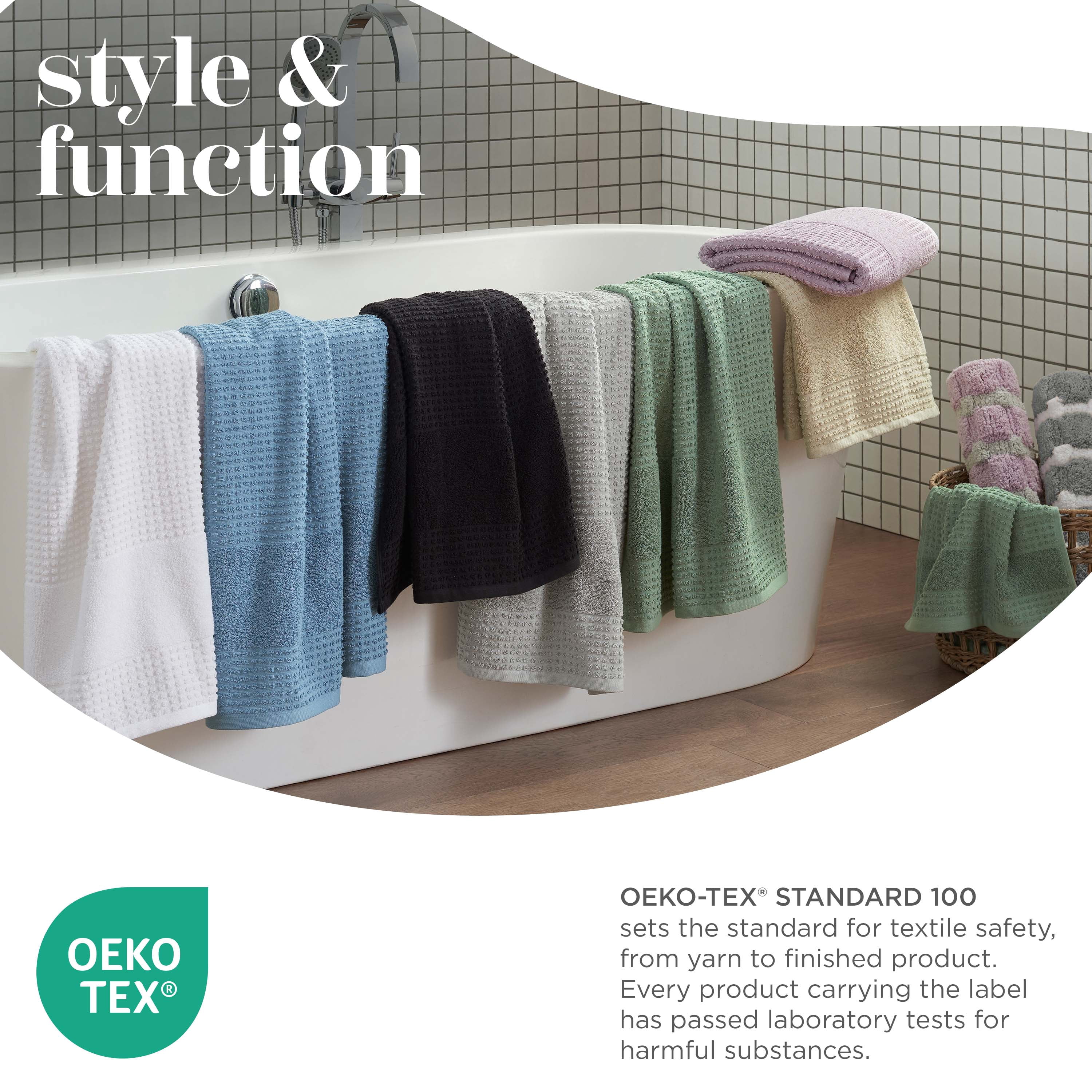 Martex Expression Air Sculpted 6-Piece Towel Set, Lilac