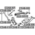 thumbnail image 2 of Febest REAR ARM BUSHING # CDAB-005 OEM 15267620, 2 of 2