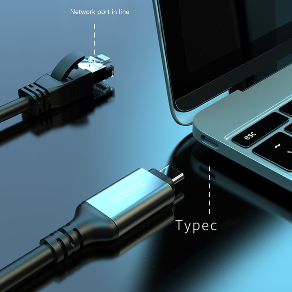 WINDLAND USB Consoles Cable USB Type C to RJ45 Consoles Cable Ethernet LAN Networking Ada