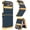Blue, variant on Designed for Galaxy Z Flip 3 Case with Hinge Protection,Samsung Flip 3 Full Cover Shockproof Slim Phone Protection Case Clear for Z Flip 3 5G(2023)-Clear Black