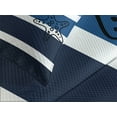 thumbnail image 4 of Ambesonne Starfish Quilted Bedspread Set 3 Pcs, Stripes Starfish, Queen Size, Multicolor, 4 of 5