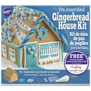 Wilton Pre-Baked & Assembled Gingerbread House Decorating Kit, Hanukkah