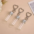thumbnail image 4 of Keychain Travel Keyring Vial Perfume Clear Tube Pendant ，creative gifts,,, 4 of 8
