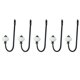 thumbnail image 1 of Perchero de Pared de 5 Piezas con Un Gancho, Pasillo de Victoriano Metal, 1 of 6