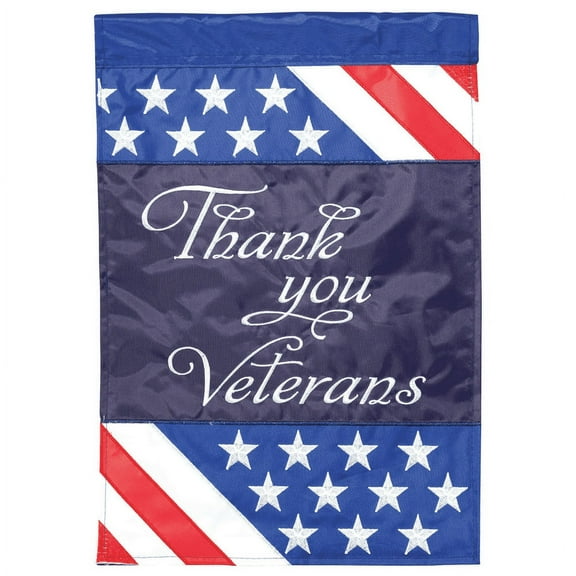 Flag Thank You Veterans Polyester