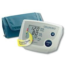 LifeSource 767PV Auto Inflate Blood Pressure Monitor -