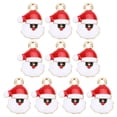 thumbnail image 1 of Xihbxyly Ofertas Diarias 10 Piezas/Paquete de Accesorios Navideños Diy, Joyería de Papá Noel, Colgante de Aleación, 1 of 3