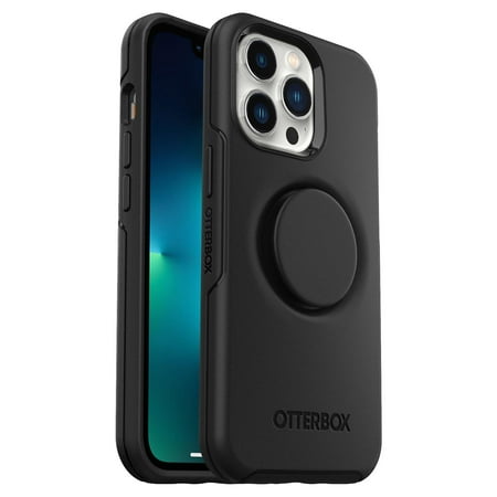 Case OtterBox for iPhone 13 Pro PopGrip Otter+ Pop Symmetry black ...