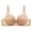 Beige-bra, variant on Women's Lace Underwire Bra Adjustable Strap Mesh Breathable Bras Push up Women Everyday Tops