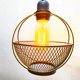 thumbnail image 2 of Preparación de hierro Hollow home restaurant Lantern simple home home pantalla de lámpara geométrica shell, 2 of 6