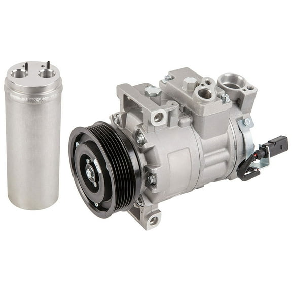 For Audi A4 Quattro & A4 2007-2009 AC Compressor w/ A/C Drier - BuyAutoParts