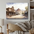 thumbnail image 2 of Designart Large Wild West Arizona Town I Canvas Wall Art, 2 of 5