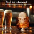 thumbnail image 5 of Ice Mold Happydeer Skull Ice Cube Mold 6-Cavity Silicone Ice Tray for Whiskey Cocktails (Black), 5 of 12