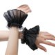 thumbnail image 1 of False Flared Sleeves Detachable for Hoodie Sweater Decorative Sleeves Flared Wrist Beading Organ Wrist Cuffs White, 1 of 4