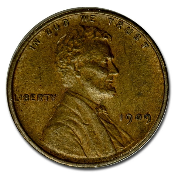 1909 VDB Lincoln Cent AU
