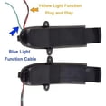 thumbnail image 3 of Sidaley Indicador dinámico intermitente retrovisor cascada luces Auto repuestos LED intermitente lateral espejo luz reemplazo para W203 Automoción decorativa y accesorios luz azul amarilla, 3 of 6