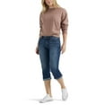 thumbnail image 2 of Lee womens Flex Motion Regular Fit 5 Pocket Capri Jeans, Bewitched, 16 US, 2 of 5