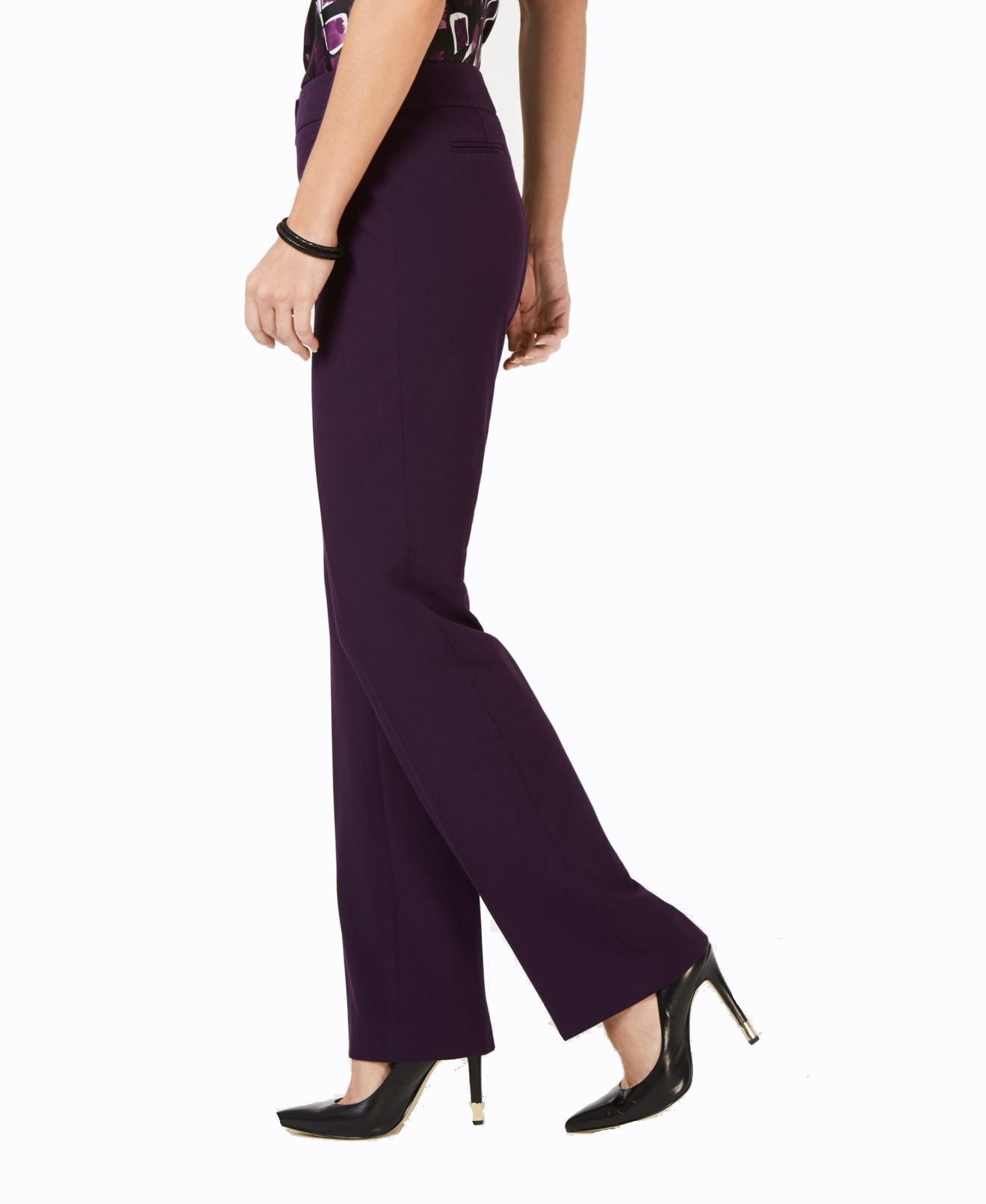 Finding Friday Dark Purple Sequin Wide Leg Trousers | New Look