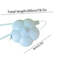 thumbnail image 3 of Household Essentials Tools Home Improvement,Flower Shaped Small Tape Measure 2Meter Plastic Tape Measure Rubber Ruler Telescopic Measuring Ruler Full Three Circumference Ruler Petal Shaped Small Tap, 3 of 6