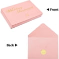 thumbnail image 3 of GFDYREE Wedding Invitation Envelopes, 20 Pcs Invitation Envelopes with Seal Stickers Pink Envelopes for Wedding Invitations Envelopes Used for 5x7 Cards\u2026, 3 of 7