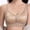 Khaki, variant on Njagoc3 Wireless Bras for Women V Neck Wide Straps Seamless Comfortable Underwire Free Daily Bra