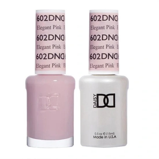 DND Gel Polish Set #602 Elegant Pink, 0.5 fl oz