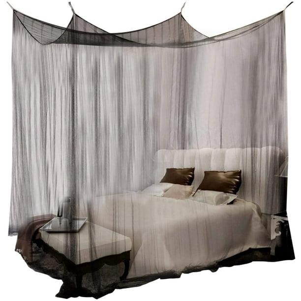 Mosquito Net 4 Corner Post Bed Canopy Mosquito Net Full Queen King