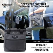 Koolatron 12V Electric Cooler Bag, 13L (14 qt), Collapsible, Gray/Black