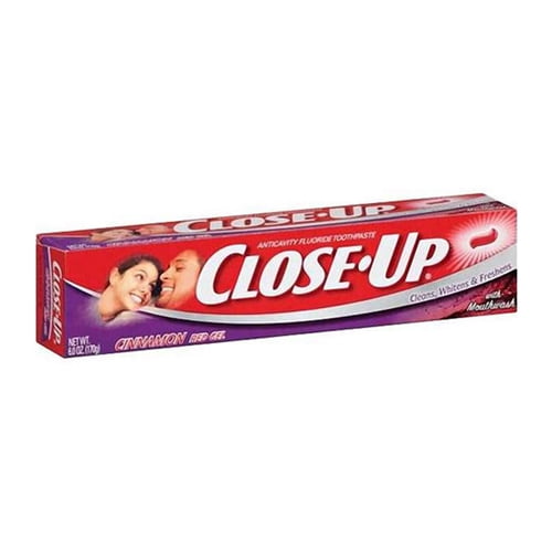 Close Up Cinnamon Red Gel Anticavity Fluoride Toothpaste 6 Oz, 3 Pack