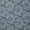 thumbnail image 3 of Zelouf Logan Stretch Lace W Glitter  , Sewing, DIY, Crafts Fabric by the Yard, Blue Flower, 1 Yard, 3 of 3