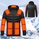 thumbnail image 5 of Abrigo Calefactable Chaqueta Calefactora Eléctrica USB 21 Áreas Hombres Camping, 5 of 9