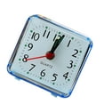 thumbnail image 2 of ABS Housing Clock Portable Rectangular Replacing Plastic Firm Replacement Quiet Running Battery Powered Household Office Bedroom Living Room Alarms Blue, 2 of 9