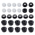 thumbnail image 1 of Kit de bujes de montaje de cuerpo superior e inferior de 26 Uds para Chevrolet Silverado para GMC Sierra 1500 2500 2WD/4WD 1999-2004 soporte de cabina de carrocería negro, 1 of 7