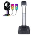 thumbnail image 4 of Soporte de Auriculares RGB 2 Puertos USB Multifuncire Auriculares de Auriculares para Juegos para accesorios de Jugadores de Escritorio, 4 of 7