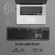thumbnail image 4 of Inglés USGray/BlackTeclado Inalámbrico Banruo, Teclado Inalámbrico Delgado De 2 esquí esquí Gafas de esquí, 4 of 5