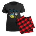 thumbnail image 5 of CafePress - THE BRIDE Women's Dark Pajamas - Women's Short Sleeve Print T-Shirt and Pants Dark Cotton Pajama Set, 5 of 7
